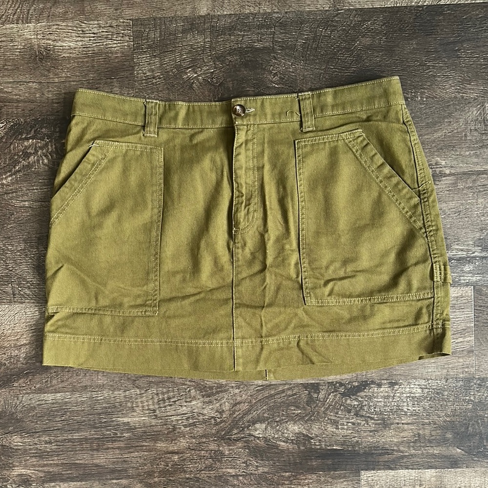 Old Navy Olive Mini Skirt